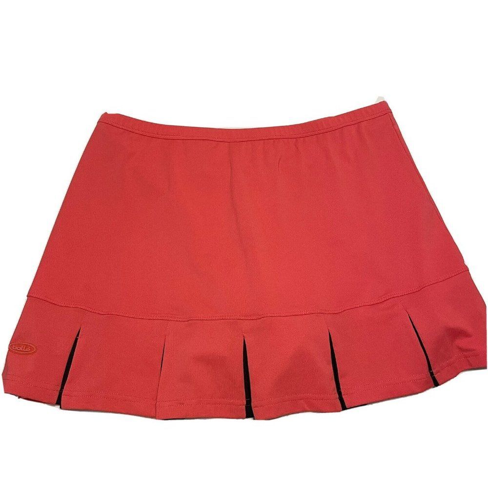 Bolle Athletic  Golf Tennis Ruffle skort Woman’s Large Stretch Pull On pink